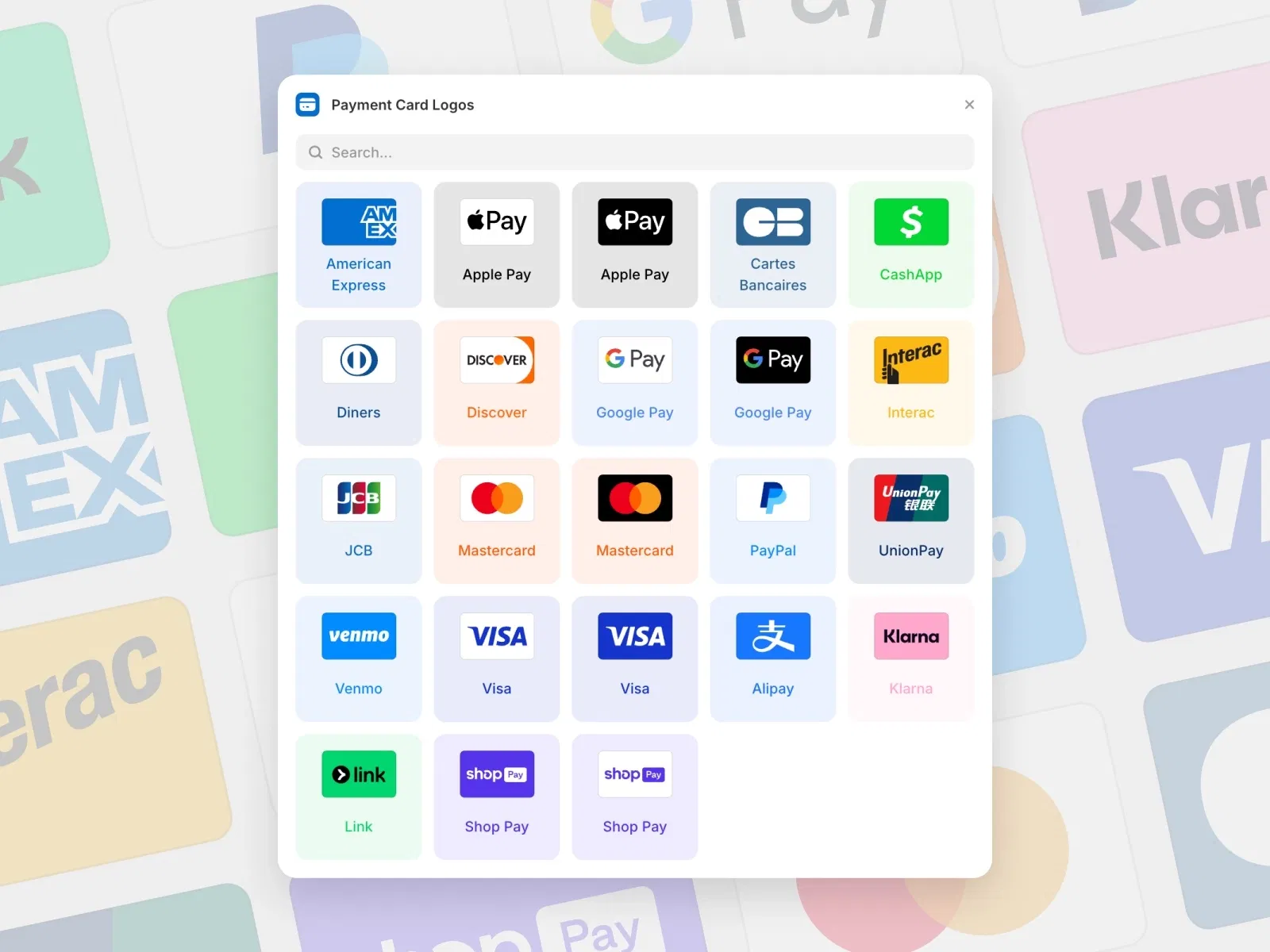 Payment Card Logos